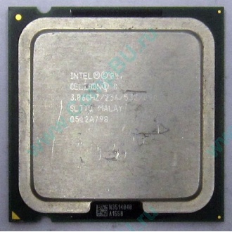 Процессор Intel Celeron D 345J (3.06GHz /256kb /533MHz) SL7TQ s.775 (Видное)